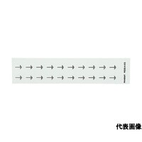 パンドウイットコーポ 導体識別ラベル 12.50mm マーカー径 黒/白 20 ラベル/カード 10カード/パッケージ ※ケース販売 PESSAES