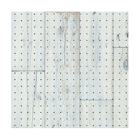 ヒカリ 木目調パンチングボード アンティークホワイト ※ケース販売 PGIBD562