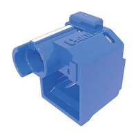 パンドウイットコーポ パッチコードロック(LANケーブルロック)青 100個入り 専用工具5個付き PSLDCPLREBUC
