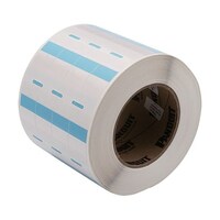パンドウイットコーポ 熱転写プリンタ用回転ラベル 青 印字部25.4mmX12.7mm ラベル数2500枚 ※ケース販売 R100X150V2T