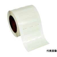 パンドウイットコーポ 熱転写プリンタ用回転ラベル 白 印字部25.4×25.4 1000枚 ※ケース販売 R100X400V1T