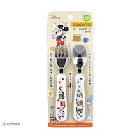 ケイジェイシー エジソンママ フォーク&スプーン print ミッキー ミール