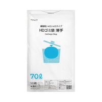 伊藤忠リーテイル HDゴミ袋 70L 薄手 1ケース(50枚×12袋入) HGB70ET1