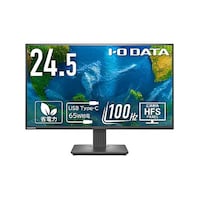 アイオーデータ ワイド液晶ディスプレイ24.5型 1920×1080 HDMI、USBTypeC ブラック スピーカー:なし 24.5LCDC251SHX