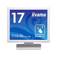 マウスコンピューター タッチパネル液晶ディスプレイ17型/1280x1024/Dsub、HDMI、DisplayPort/ホワイト/スT1731SRW1S