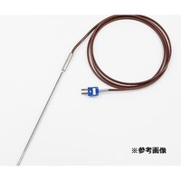 アズワン Tシース熱電対 フッ素樹脂モールド オメガミニコネクター付 φ4.8X200mm