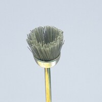 柳瀬 精密カップブラシ ダイヤ砥粒入りユニロン 14×8×3×40mm #400 1箱(10個入) B14CD