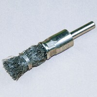 柳瀬 軸付エンドブラシ 鋼線 10×30×6×25mm 1箱(10個入) BKE10