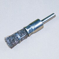 柳瀬 軸付エンドブラシ ステンレス 15×30×6×25mm 1箱(10個入) BSE15