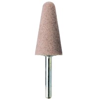 柳瀬 ビトリファイド軸付砥石 PA(ピンク) テーパー 19×38×6mm #60 1箱(10本入) P1938F