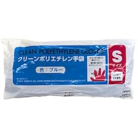 ミズムジャパン クリーンポリエチレン手袋(粉なし)S ブルー 100枚 CPB102 ※2パック以上から注文可能(販売価格は1パック単位の価格)
