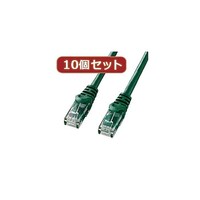 サンワサプライ サンワサプライ カテゴリ6UTPLANケーブル 3m グリーン LAY603GX10