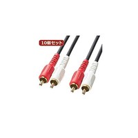 サンワサプライ オーディオケーブル KMA410K2 KMA410K2X10
