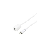 アズワン 5個セット USBタップ2ポート2.4A1mホワイト H72012UWHX5