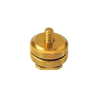 エツミ 1/4”シューアダプター ダブル ゴールド VE6945