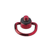 エツミ 1/4”スクリュー カメラストラップ用Dリング レッド VE6954