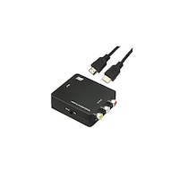 ラトックシステム HDMI to コンポジットコンバーター HDMIケーブル 1mセット RSHD2AV1+HDM10064BK