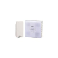 オーム電機 ワイヤレスチャイムセット 音センサー送信機+光フラッシュ受信機 080526 OCHSET26BLUE