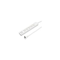アズワン 雷ガード付6個口節電タップ2mホワイトH8KS662WHX5 H8KS662WHX5