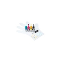 サンワサプライ 【4色×5セット】 キヤノン用詰め替えインク 4色セット INKCM4S10SX5