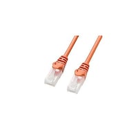サンワサプライ ツメ折れ防止CAT5eLANケーブル 10m オレンジ LAY5TS10DX5