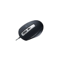 サンワサプライ 静音有線ブルーLEDマウス 5ボタン ブラック MABL163BKX5