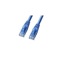 サンワサプライ カテゴリ6Aより線LANケーブル 10m ブルー KBT6AY10BLX5