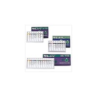 アズワン 陶芸絵具 楽焼12色セット チューブ入 ATC27211X5