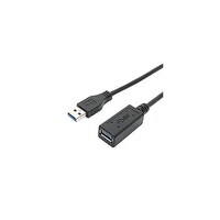 アズワン USB3.0延長ケーブル マグネットタイプ 1m USBEXM301/BKX5