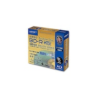 磁気研究所 長期保存 BDR 録画用 130分 4倍速対応 5枚 5mmSlimケース入り 白 ワイドプリンタブル HDBR130YP5SCAR