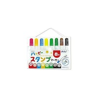 アズワン 【8色×10セット】 ハッピースタンプマーカー ATC7574X10