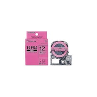 アズワン テプラPROテープ蛍光色 12mm ピンク KJSK12PX5
