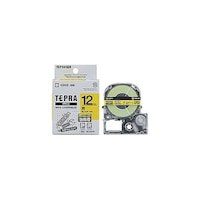 アズワン テプラPROテープ強粘着 12mm 黄 KJSC12YWX5