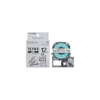 アズワン テプラPROテープ強粘着 12mm 透明 KJST12KWX5