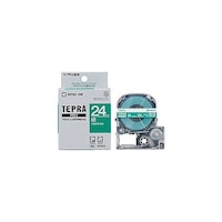 アズワン テプラPROテープビビッド 24mm 緑 KJSD24GX5