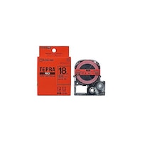 アズワン テプラPROテープ蛍光色 18mm レッド KJSK18RX5
