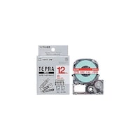 アズワン テプラPROテープ強粘着 12mm 白 KJSS12RWX5