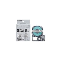 アズワン テプラPROテープ キレイにはがせる 6mm 透明 黒文字 KJST6KEX5