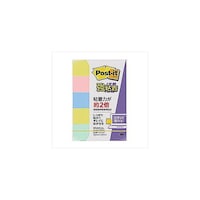 アズワン Postit ポストイット 強粘着見出し パステルカラー 4色混色 3M700SSKX10