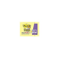 アズワン Postit ポストイット 強粘着ノート パステルカラー イエロー 3M657SSRPYX10