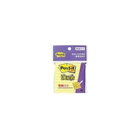 アズワン Postit ポストイット 強粘着ノート 罫線入 イエロー 3M630SSRPYX10