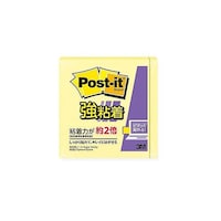 アズワン Postit ポストイット 強粘着ノート パステルカラー イエロー 3M654SSRPYX20