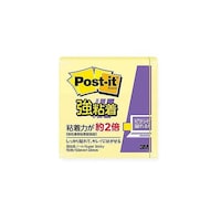 アズワン Postit ポストイット 強粘着ノート パステルカラー イエロー 3M650SSRPYX20