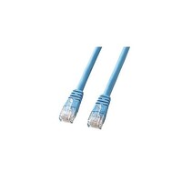 サンワサプライ エンハンスドカテゴリ5より線クロスケーブル 5m ライトブルー KBT5Y05LBCNX5