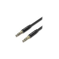 VENTION 3.5mm Male to Male オーディオケーブル 0.5m Black アルミニウム合金 BA4339X10