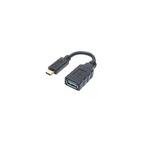 アズワン USB TypeCtoA変換ケーブル 5cm USA10G2C/SSX5
