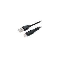 アズワン シリコンUSB2.0ケーブル AtoC 2m ブラック USBYCA20/BKX5