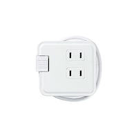 アズワン 巻取りモバイルタップ3個口0.6m ホワイト H2M3006WHX5