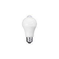 アズワン A形LED 40W相当 昼光色 センサー付き LDA5DGP2X5