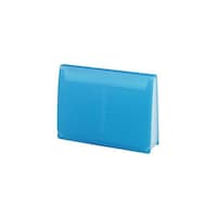 アズワン AQUA DROPs エクスパンディングファイル A4 青 A50508BLX5